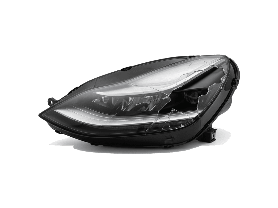 Discontinued, broken headlight