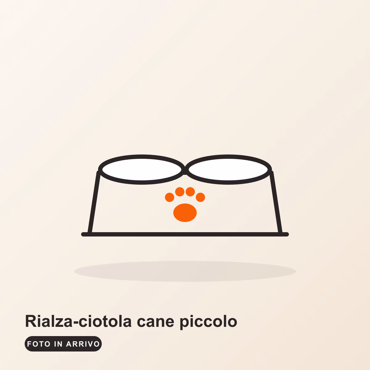 Rialza-ciotola doppio per cani piccoli